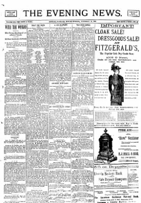 Lincoln Journal Star from Lincoln, Nebraska on November 14, 1892 · Page 1
