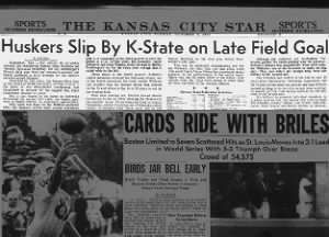 1967 Nebraska-Kansas State football, KC1