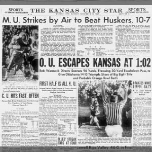 1967 Nebraska-Missouri football, KC1
