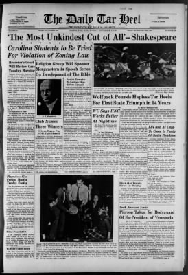 The Daily Tar Heel from Chapel Hill, North Carolina on November 2, 1941 · Page 1