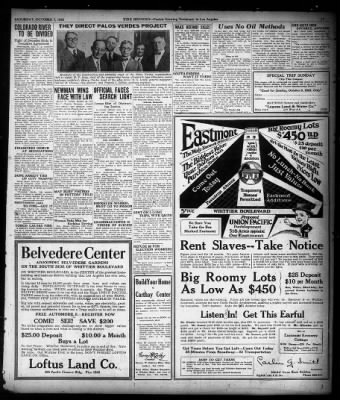 Los Angeles Evening Post-Record from Los Angeles, California on October 7, 1922 · 11