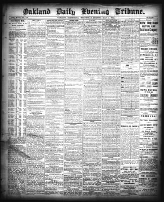Oakland Tribune from Oakland, California on May 4, 1881 · Page 1