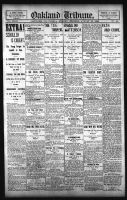 Oakland Tribune from Oakland, California on August 31, 1896 · Page 1