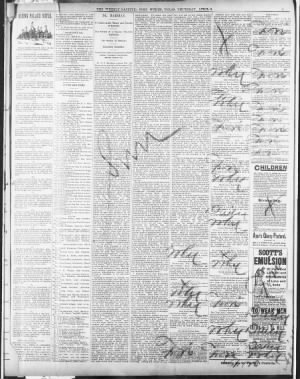 The Fort Worth Gazette from Fort Worth, Texas • Page 5