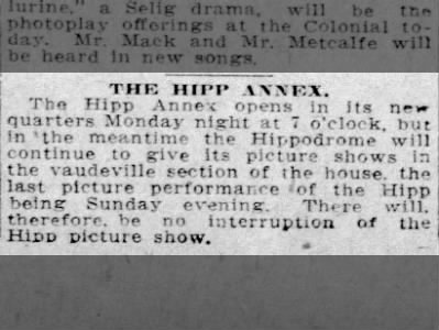 Hipp Annex opening