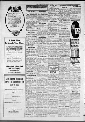 The Homer Index from Homer, Michigan on March 10, 1932 · 2