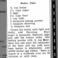 Butter Cake (1940)