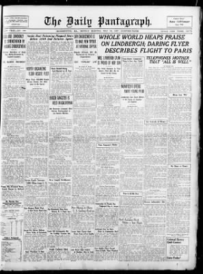 The Pantagraph from Bloomington, Illinois on May 23, 1927 · Page 1
