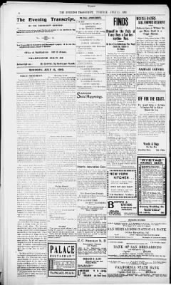 The Evening Transcript from San Bernardino, California on July 15, 1902 · 4