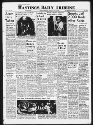 The Hastings Daily Tribune from Hastings, Nebraska • 1