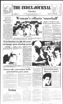 The Index-Journal from Greenwood, South Carolina on July 10, 1988 · Page 1