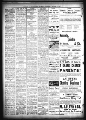 Oakland Tribune from Oakland, California on March 27, 1889 · Page 4