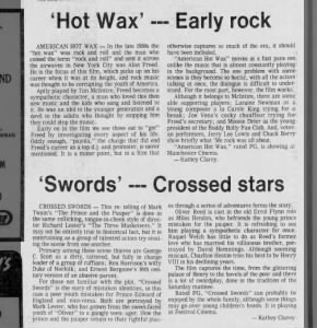 American Hot Wax/Crossed Swords*