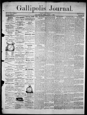 Gallipolis Journal from Gallipolis, Ohio • Page 1