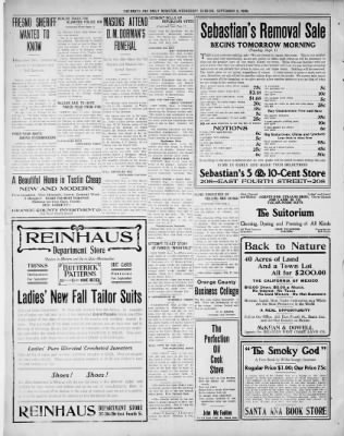 Santa Ana Register from Santa Ana, California on September 2, 1908 · Page 8