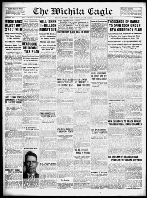 The Wichita Eagle from Wichita, Kansas on March 10, 1933 · 1