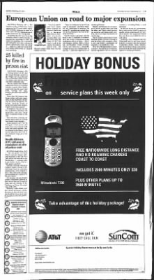 The Index-Journal from Greenwood, South Carolina on December 16, 2001 · Page 11