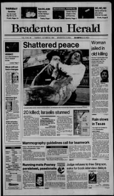 The Bradenton Herald from Bradenton, Florida on October 20, 1994 · 1