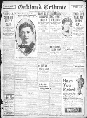 Oakland Tribune from Oakland, California on June 29, 1909 · Page 9