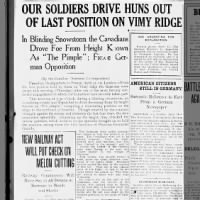 Canadian soldiers capture the 