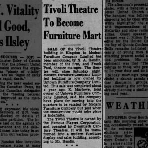 Tivoli Theatre closing
