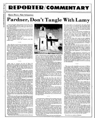 Pardner, Don't Tangle With Lamy