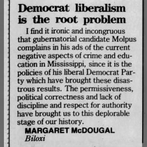 "democrat liberalism is the root problem" 2005