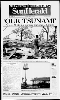 Sun Herald from Biloxi, Mississippi on August 30, 2005 · 1