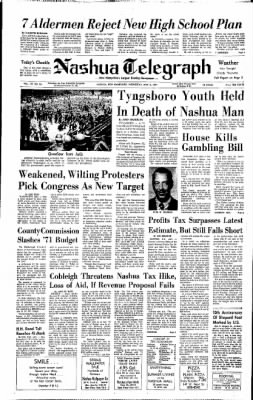 Nashua Telegraph from Nashua, New Hampshire on May 5, 1971 · Page 1