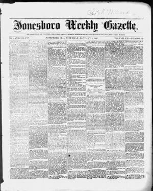 Jonesboro Gazette from Jonesboro, Illinois • 1