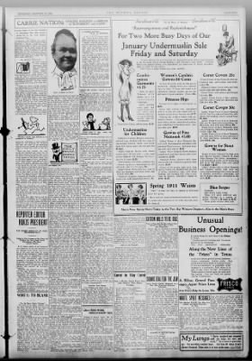 The Wichita Beacon from Wichita, Kansas on January 19, 1911 · Page 5