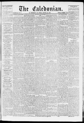 The St Johnsbury Caledonian from St. Johnsbury, Vermont on August 18, 1865 · Page 1