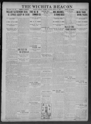 The Wichita Beacon from Wichita, Kansas on March 21, 1916 · Page 1