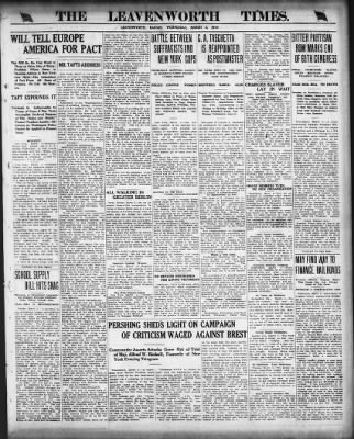The Leavenworth Times from Leavenworth, Kansas on March 5, 1919 · Page 1