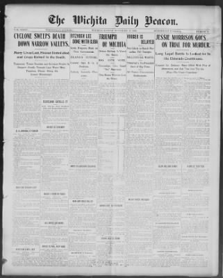 The Wichita Beacon from Wichita, Kansas on November 21, 1900 · Page 1
