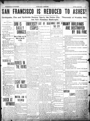 Oakland Tribune from Oakland, California on April 18, 1906 · Page 5