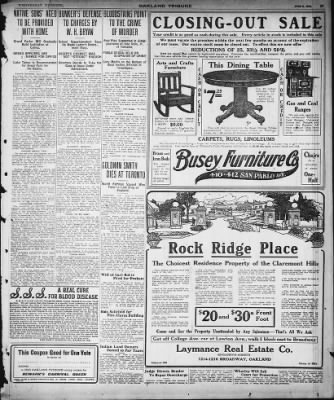 Oakland Tribune from Oakland, California on June 8, 1910 · Page 11