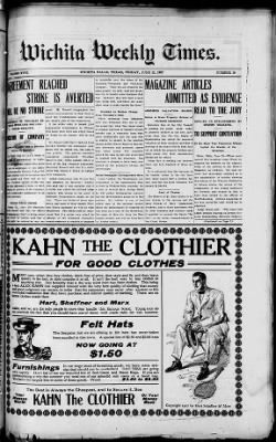 Wichita Weekly Times from Wichita Falls, Texas on June 21, 1907 · 1