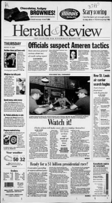 Herald and Review from Decatur, Illinois on March 15, 2007 · Page 1