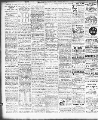 The Evening World from New York, New York on August 17, 1889 · Page 4