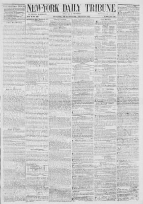 New-York Tribune from New York, New York • Page 1