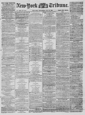 New-York Tribune from New York, New York on July 22, 1857 · Page 1