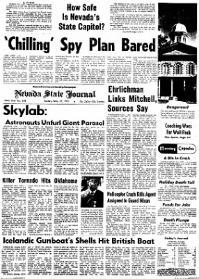 Nevada State Journal from Reno, Nevada on May 27, 1973 · Page 1