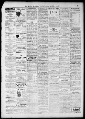 The Wichita Eagle from Wichita, Kansas on April 21, 1893 · Page 7