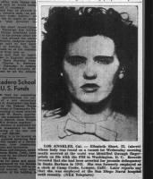 Photo of Elizabeth Short, the Black Dahlia