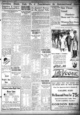 Winston-Salem Journal from Winston-Salem, North Carolina on October 8, 1922 · Page 7