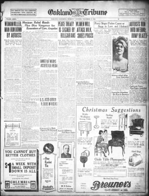 Oakland Tribune from Oakland, California on November 27, 1919 · Page 1