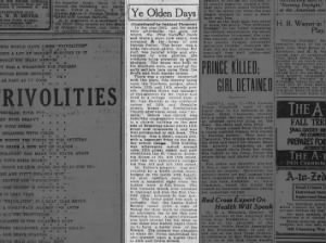 Ye Olden Days (Contributed by Oakland Pioneers) George Potter, nursery Ye Olden Oakland Days