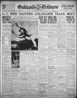 Oakland Tribune from Oakland, California on May 28, 1921 · Page 1