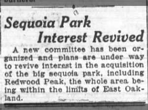 Sequoia Park Interest Revived